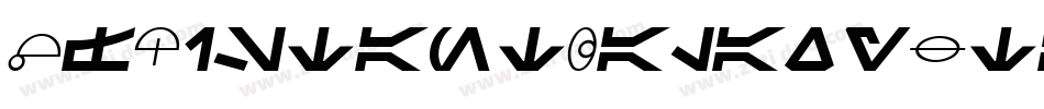 SfDistantGalaxyItalic-WV3Y字体转换