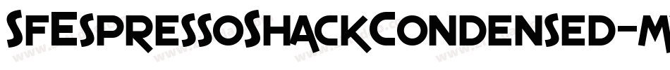 SfEspressoShackCondensed-mYm5字体转换 SfEspressoShackCondensed-mYm5字体转换