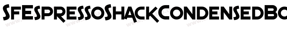 SfEspressoShackCondensedBold-LE73字体转换 SfEspressoShackCondensedBold-LE73字体转换