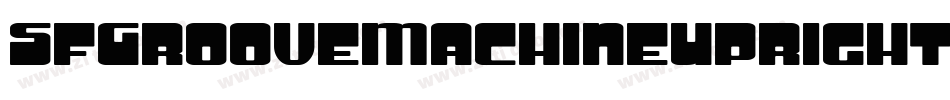 SfGrooveMachineUpright-7PVP字体转换