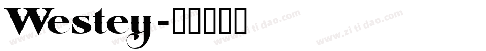 Westey字体转换