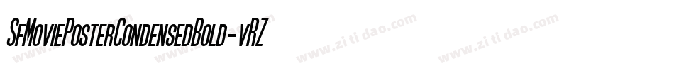 SfMoviePosterCondensedBold-vRZD字体转换 SfMoviePosterCondensedBold-vRZD字体转换