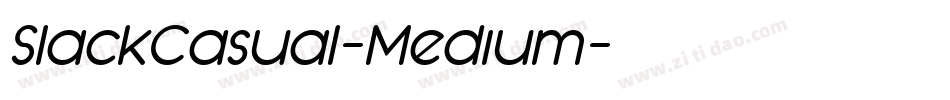 SlackCasual-Medium字体转换