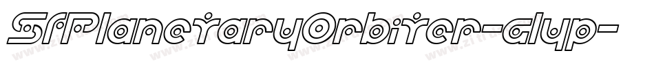 SfPlanetaryOrbiter-glyp字体转换 SfPlanetaryOrbiter-glyp字体转换