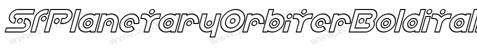 SfPlanetaryOrbiterBoldItalic-0djG字体转换 SfPlanetaryOrbiterBoldItalic-0djG字体转换