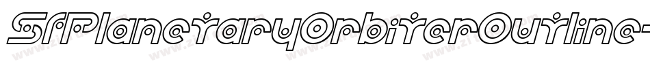 SfPlanetaryOrbiterOutline-4gWW字体转换 SfPlanetaryOrbiterOutline-4gWW字体转换