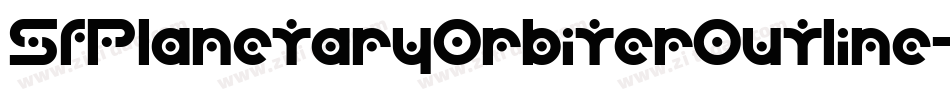 SfPlanetaryOrbiterOutline-4gWW字体转换 SfPlanetaryOrbiterOutline-4gWW字体转换