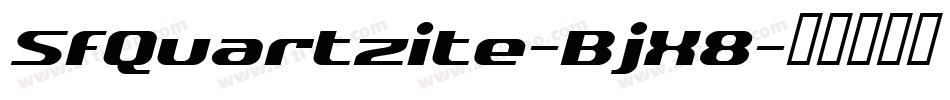 SfQuartzite-BjX8字体转换