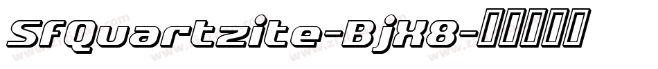 SfQuartzite-BjX8字体转换