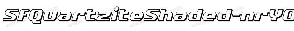 SfQuartziteShaded-nrY0字体转换
