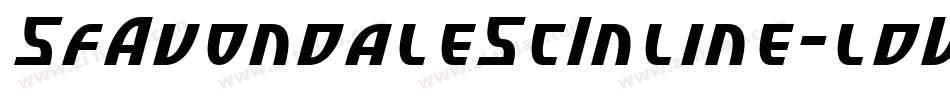 SfAvondaleScInline-ldW5字体转换