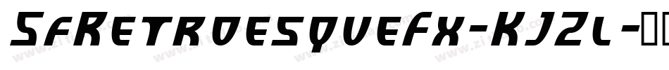 SfRetroesqueFx-KJZl字体转换