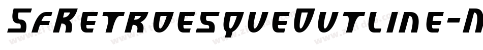 SfRetroesqueOutline-ML3n字体转换