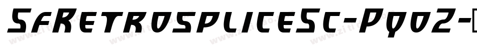 SfRetrospliceSc-PqoZ字体转换