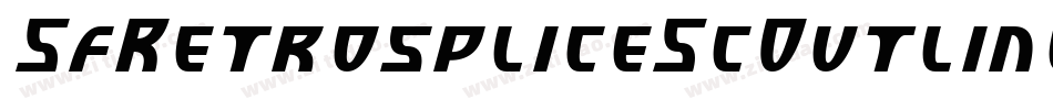 SfRetrospliceScOutline-4geW字体转换