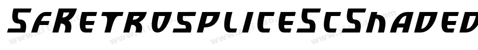 SfRetrospliceScShaded-0dGG字体转换
