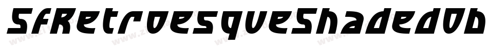 SfRetroesqueShadedOblique-mPV2字体转换 SfRetroesqueShadedOblique-mPV2字体转换