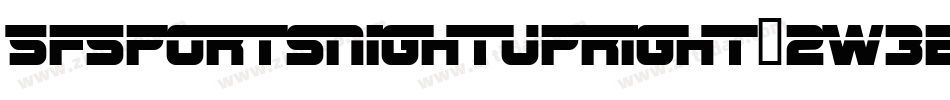 SfSportsNightUpright-2W3e字体转换 SfSportsNightUpright-2W3e字体转换