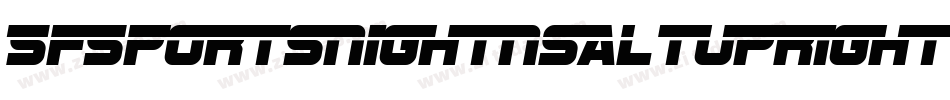SfSportsNightNsAltupright-l8MZ字体转换 SfSportsNightNsAltupright-l8MZ字体转换