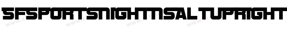 SfSportsNightNsAltupright-l8MZ字体转换 SfSportsNightNsAltupright-l8MZ字体转换