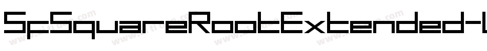 SfSquareRootExtended-LJKG字体转换