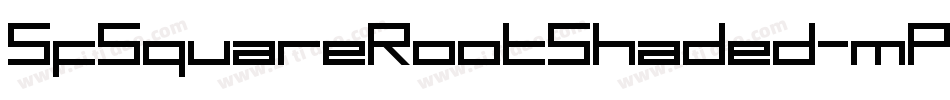 SfSquareRootShaded-mPKj字体转换 SfSquareRootShaded-mPKj字体转换