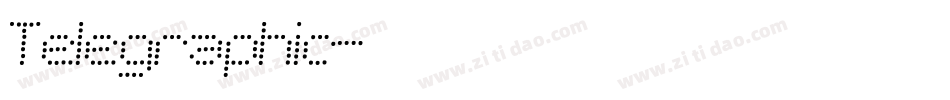 Telegraphic字体转换