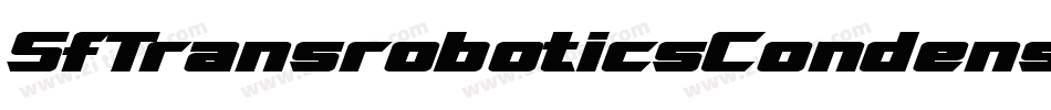 SfTransroboticsCondensed-XE2P字体转换 SfTransroboticsCondensed-XE2P字体转换