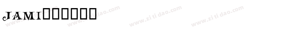 JAMI字体转换