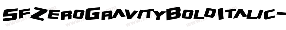 SfZeroGravityBoldItalic-l8lZ字体转换