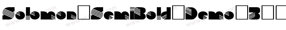 Solomon-SemiBold-Demo-3字体转换