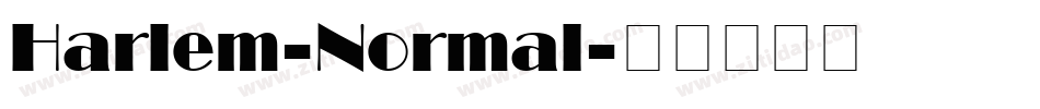 Harlem-Normal字体转换