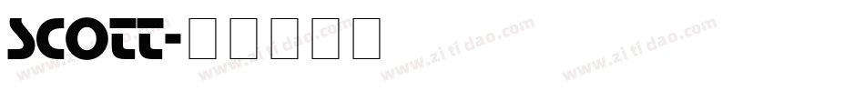 Scott字体转换