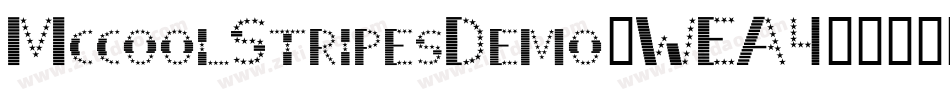 MccoolStripesDemo-WEA4字体转换