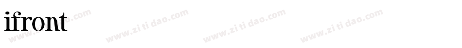 ifront字体转换