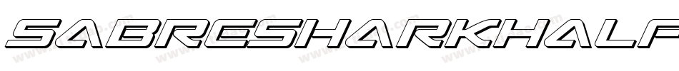 SabreSharkHalftone-2a8K字体转换