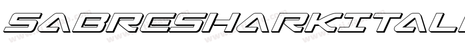 SabreSharkItalic-vz8O字体转换