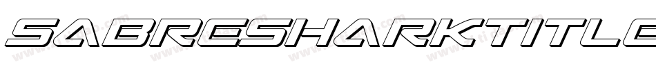 SabreSharkTitle-4Orp字体转换