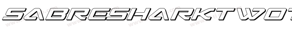 SabreSharkTwoTone-0eR9字体转换