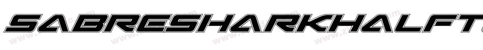 SabreSharkHalftone-2a8K字体转换