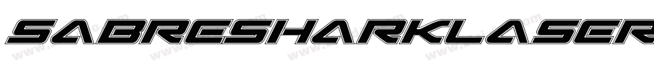 SabreSharkLaser-wzYZ字体转换