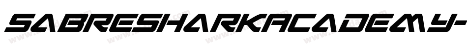 SabreSharkAcademy-vz8Z字体转换
