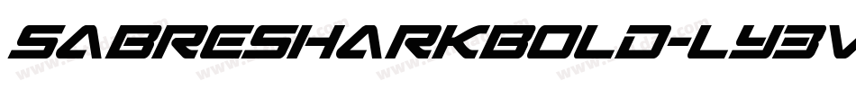 SabreSharkBold-ly3V字体转换