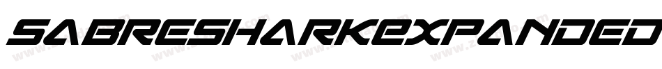 SabreSharkExpanded-MPDr字体转换