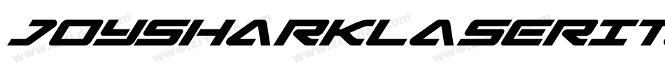 JoySharkLaserItalic-Bw93字体转换