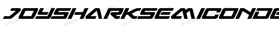 JoySharkSemiCondensedsemiItalic-X1ej字体转换
