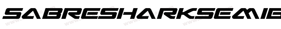 SabreSharkSemiBoldCondensed-dz4X字体转换