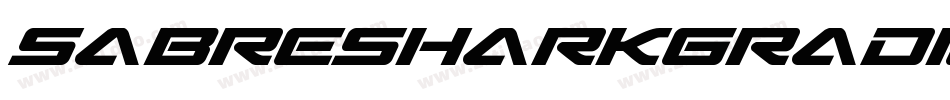 SabreSharkGradient-Kmxp字体转换