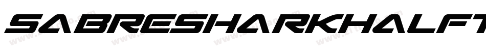 SabreSharkHalftone-2a8K字体转换