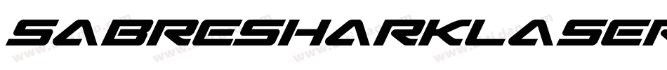 SabreSharkLaser-wzYZ字体转换